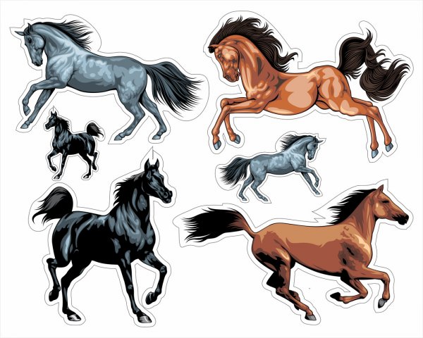 Стикеры лошади