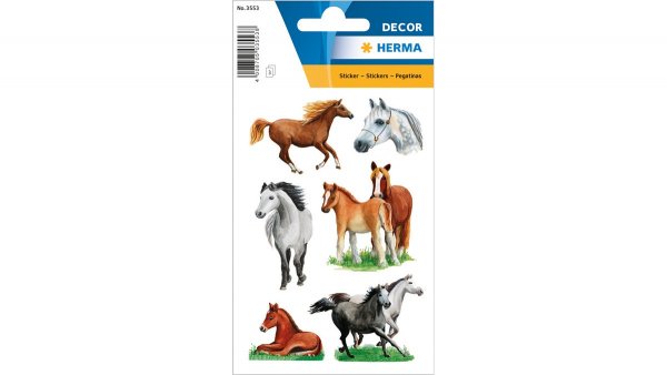 Наклейки с лошадьми для детей