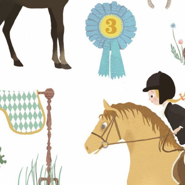 Лошади набор наклеек