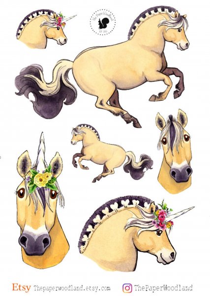 Стикеры с лошадками