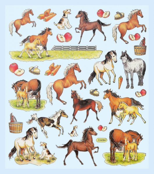 Наклейки лошади породы