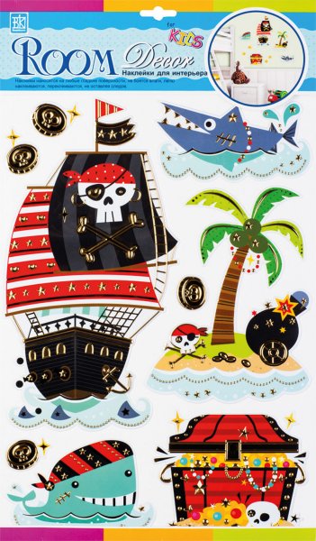 Пиратские наклейки для детей