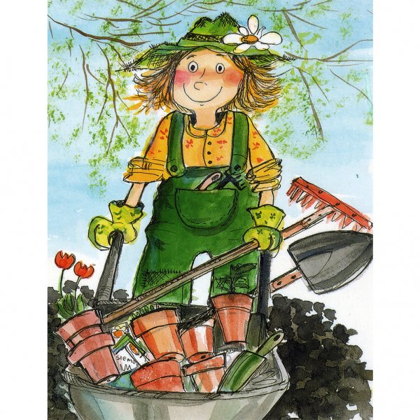 Шарж огородница