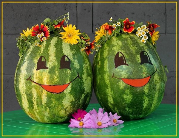 Поделка из арбуза в садик