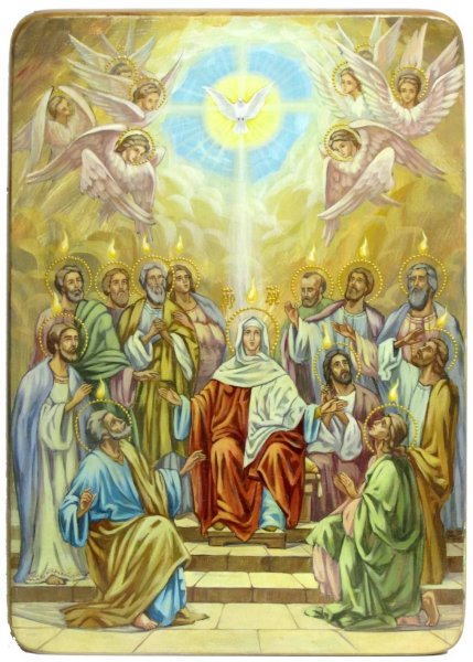 Икона Сошествие Святого духа на апостолов