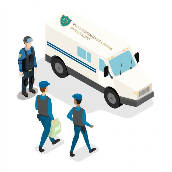 Инкассатор рисунок