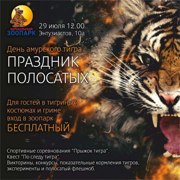 Международный день тигра поздравления