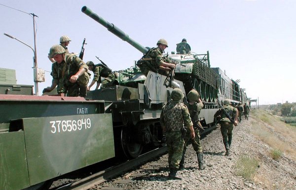 Бронепоезд Ханкала