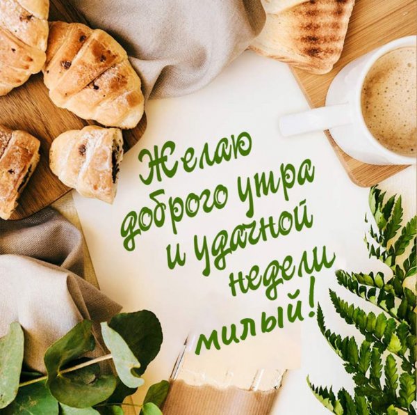 Открытки доброе утро понедельника