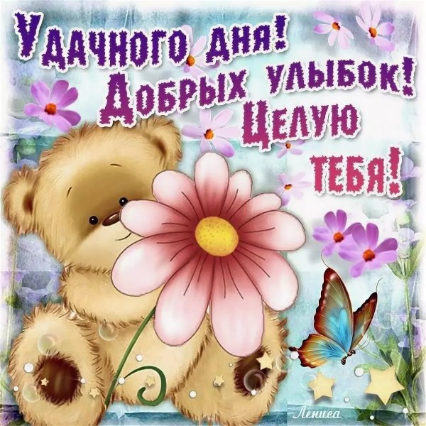 Открытки любимому удачного дня