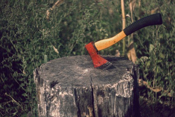 Пень с топором