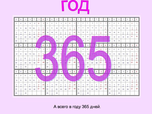 365 Дней в году