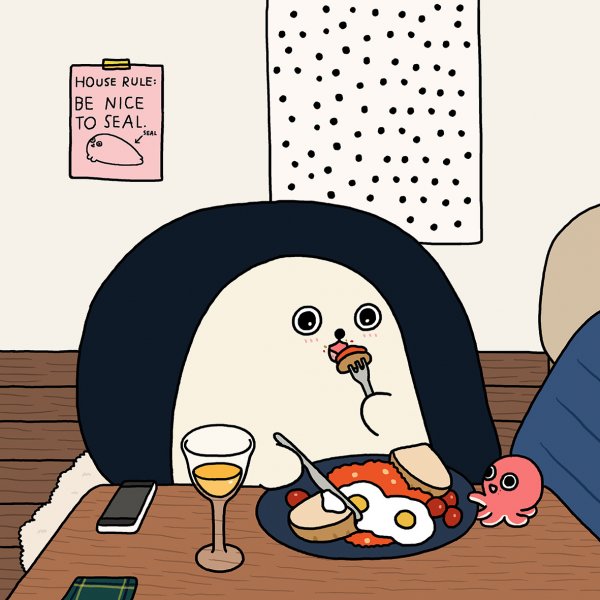 Ленивая тюленька