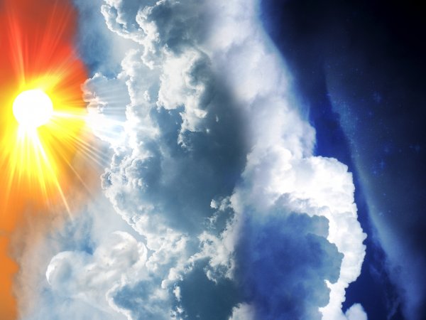 Солнце день ночь