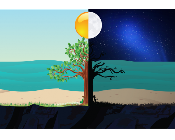 Сказочная смена дня и ночи