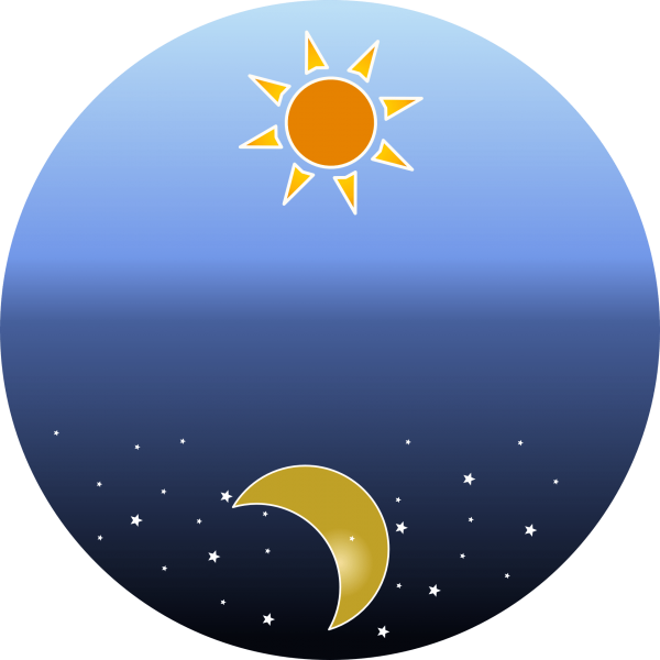 День ночь пиктограмма