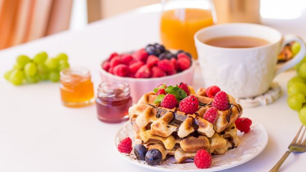 Завтрак с ягодами