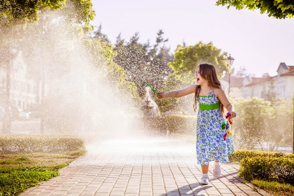 Лето жара город