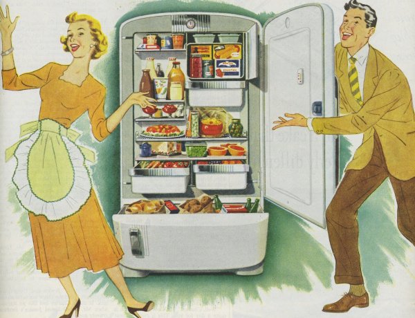 Холодильник 50ых