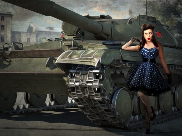 World of Tanks танкист и танк