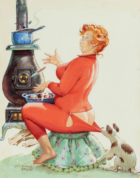 Полные мультяшные девушки