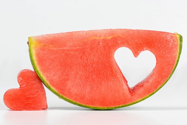 Арбуз сердечко