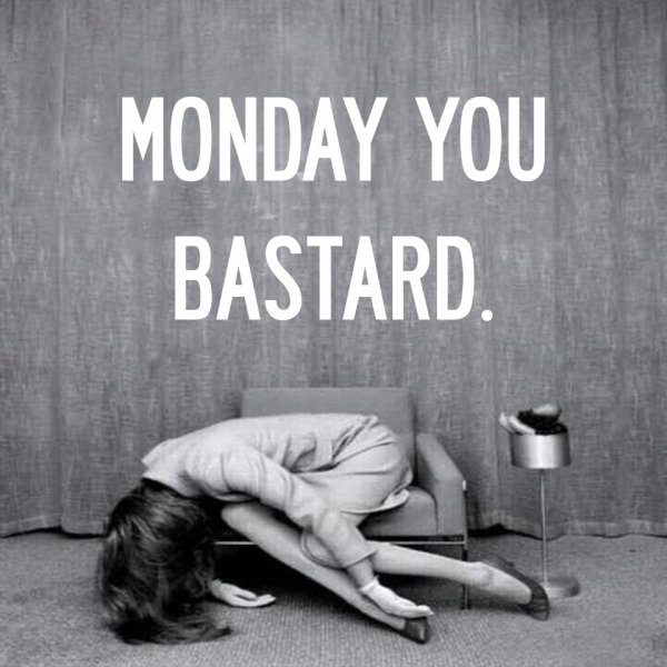 Тяжелое утро понедельника