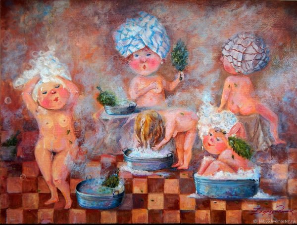 Картины для бани