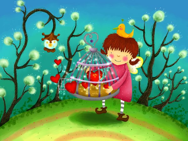 Яркие детские иллюстрации