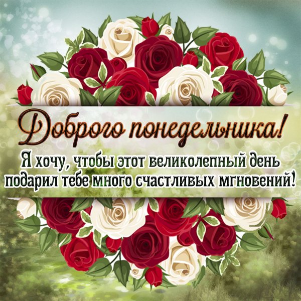 Доброе утро понедельни