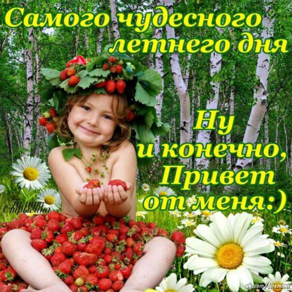 Чудесного настроения летом