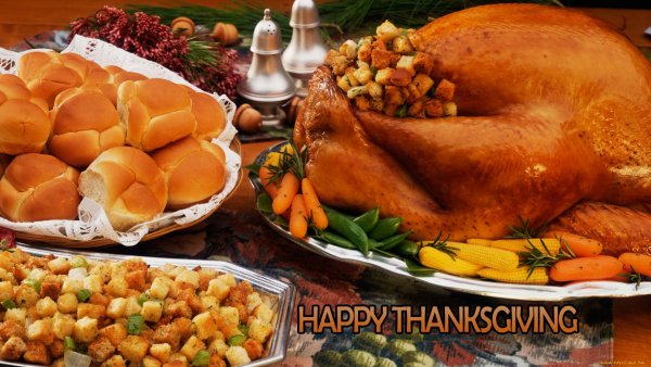 День Благодарения в США открытки