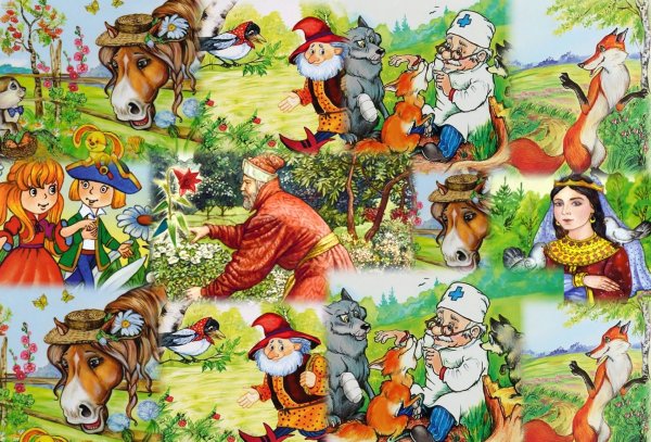 Персонажи разных сказок