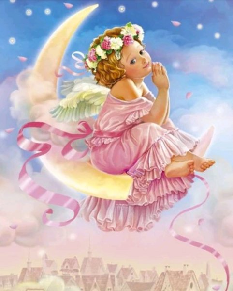 Открытка "с днем ангела!"