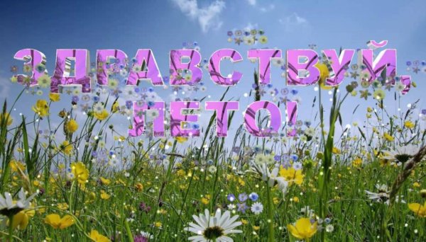 Открытки Здравствуй лето