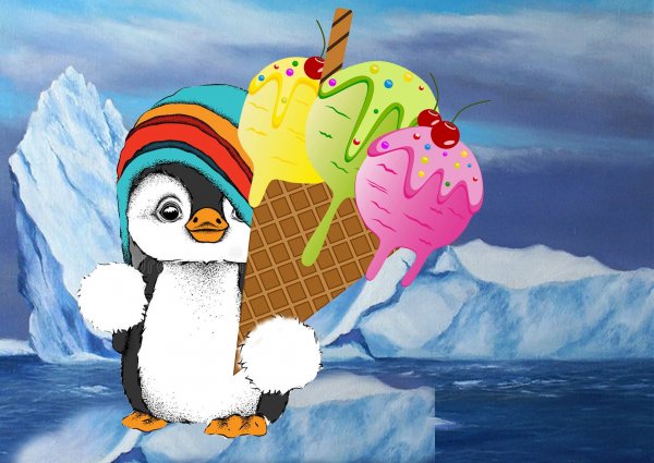 Фон для мороженого