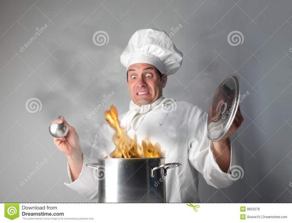 Мужчина повар