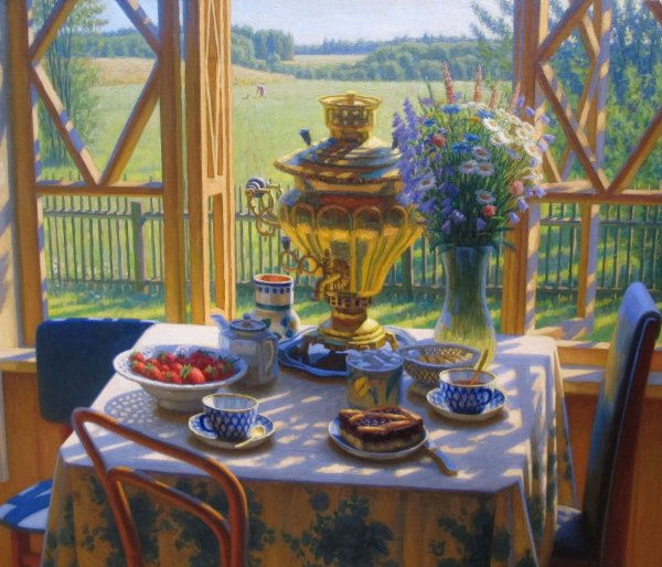 Художник млада Финогенова зима