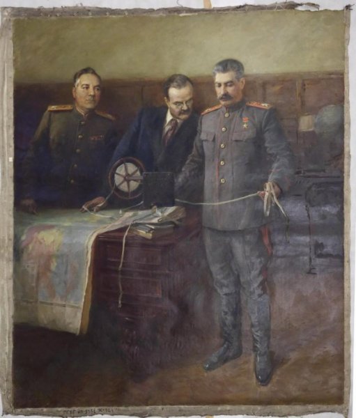 Герасимов Сталин на фронте