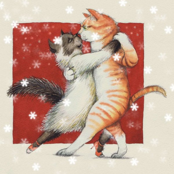 Влюбленные коты