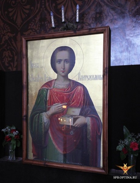 Великомученик Пантелеимон икона Афон