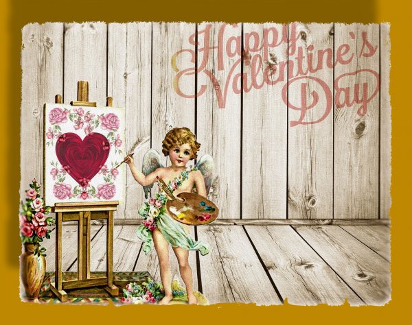 Открытка "Валентинов день"