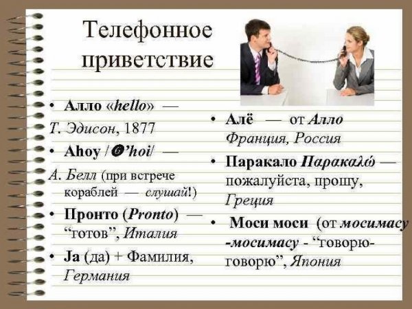 Телефонное Приветствие