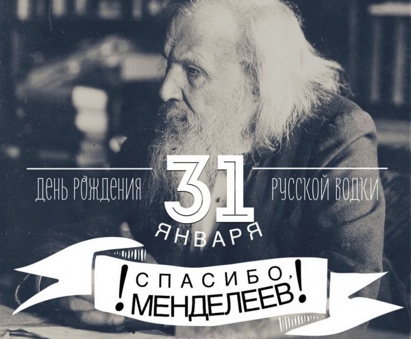 День рождения водки Менделеев