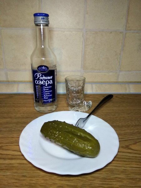 Чекушка водки