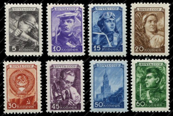 Марки Колумбии по годам