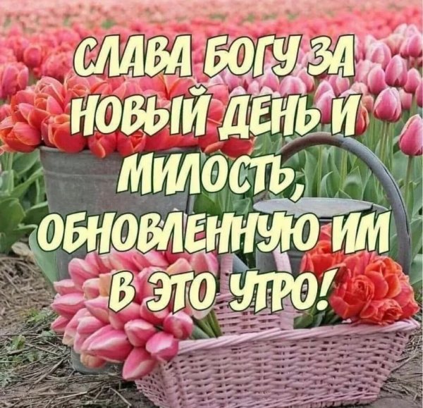 С добрым утром Божьего благословения