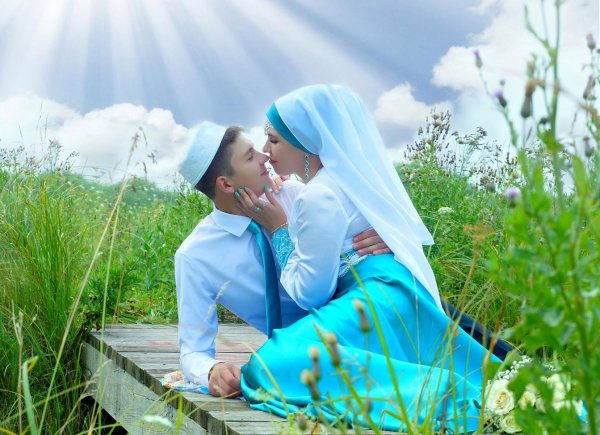 Позы для фотосессии с любимым на никахе