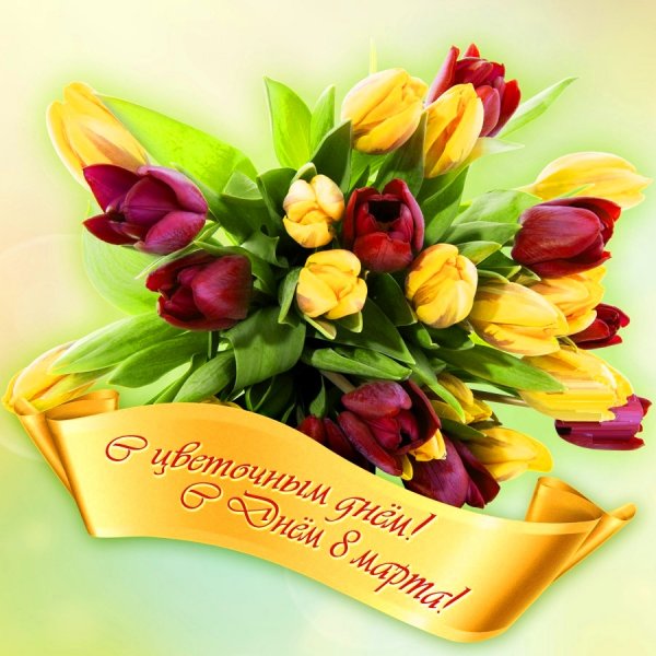 С международным женским днем 8 марта