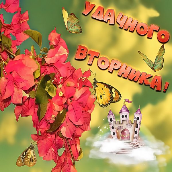 Открытка успешного вторника